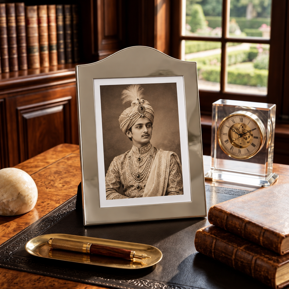 Classic Arched Top Silver Photo Frame