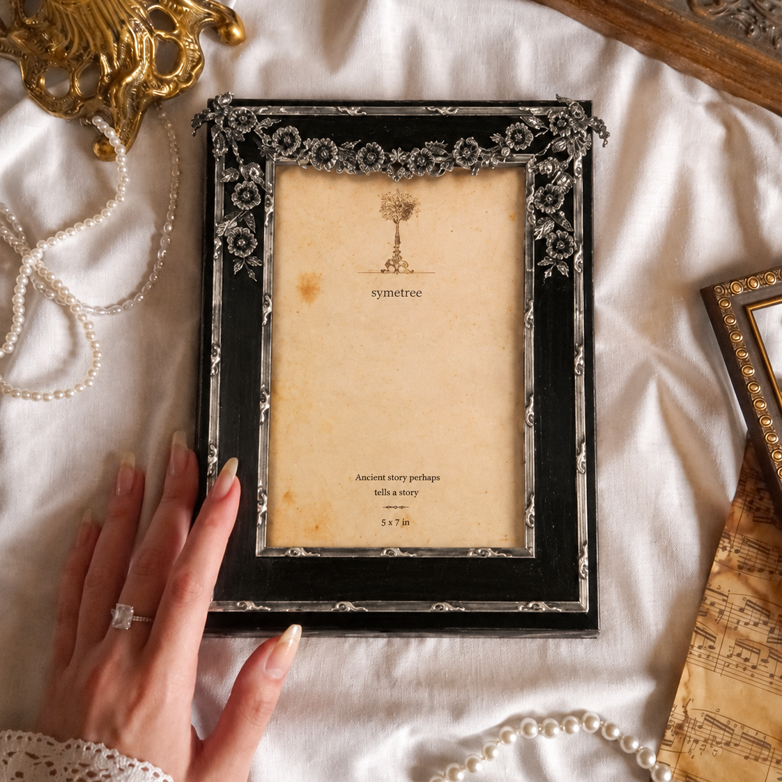 THE ORNATE FLORAL  FRAME
