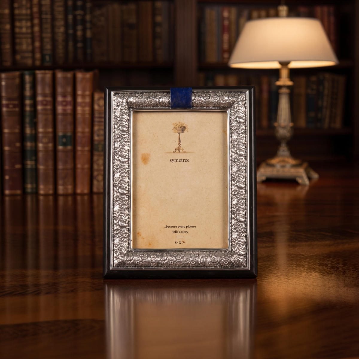 FRENCH FLORAL REPOUSSE FRAME