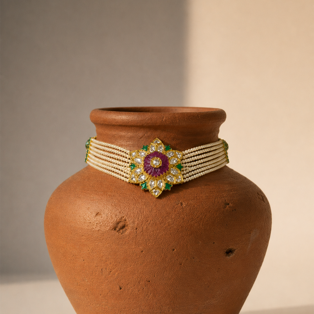 14KT Yellow Gold Heritage Choker