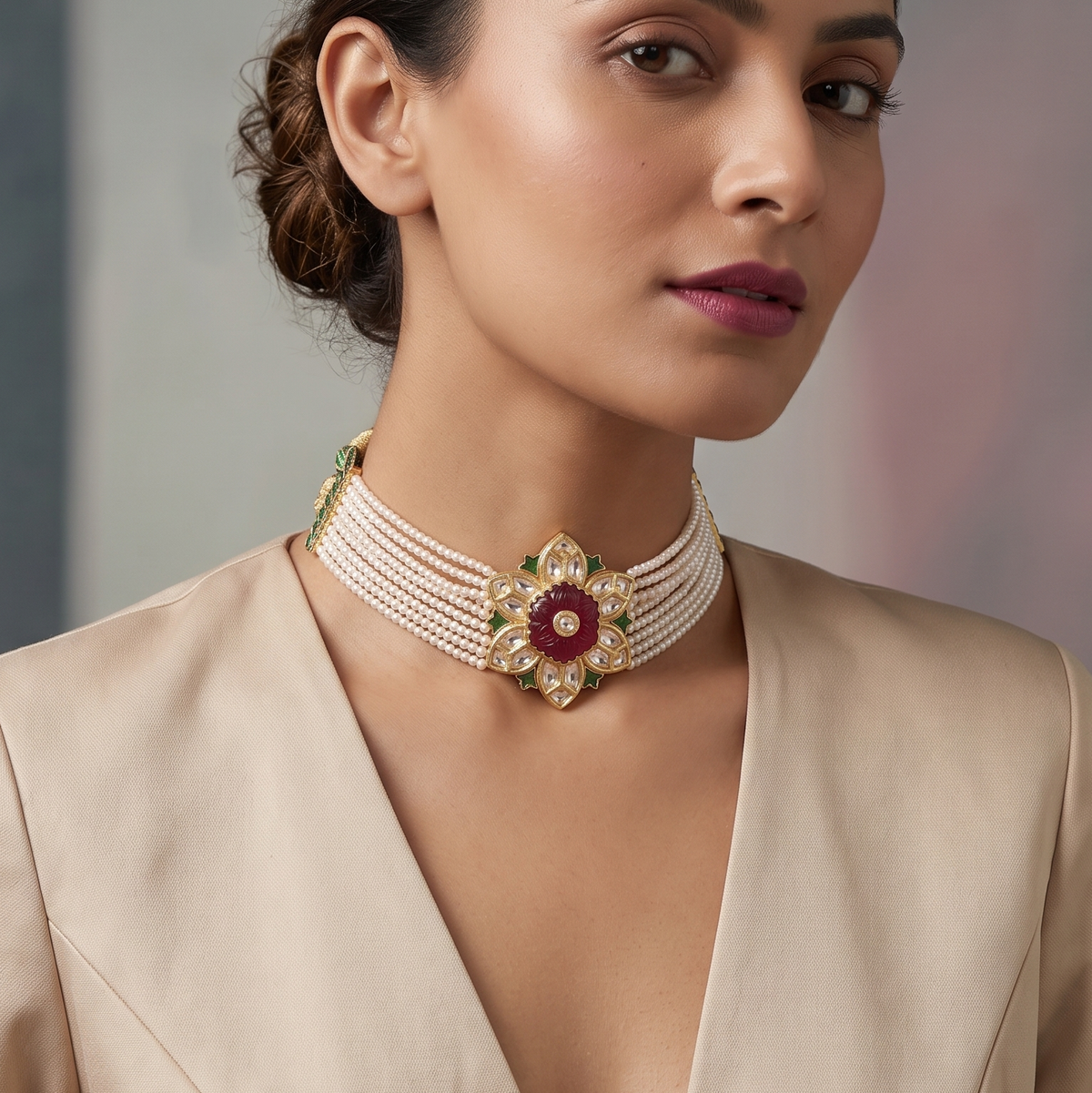 14KT Yellow Gold Heritage Choker