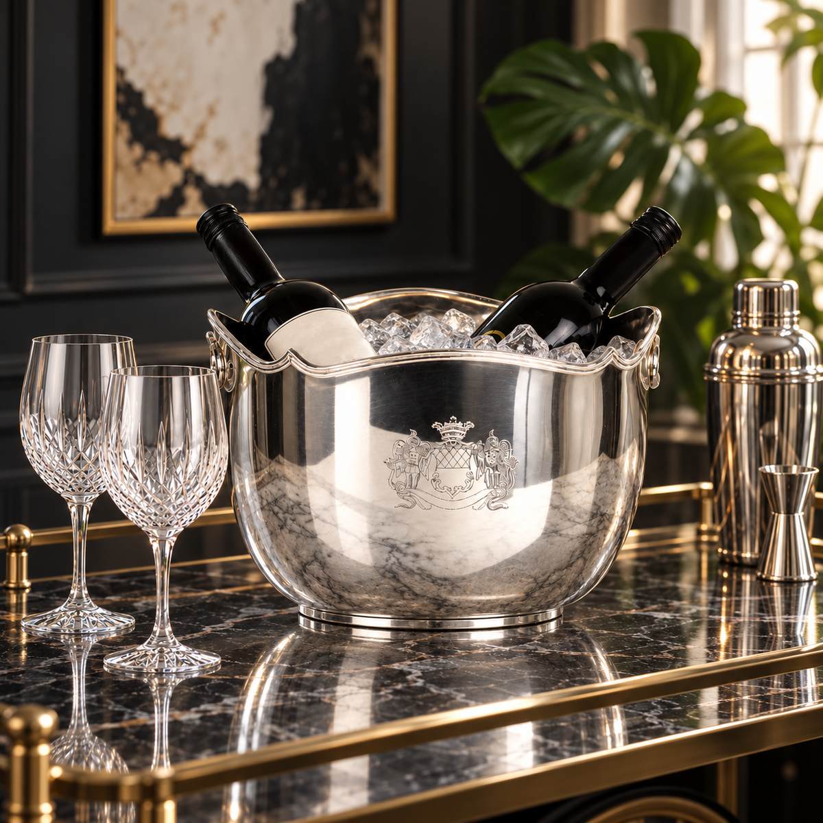 Royal Crest Silver Wine Cooler Bowl