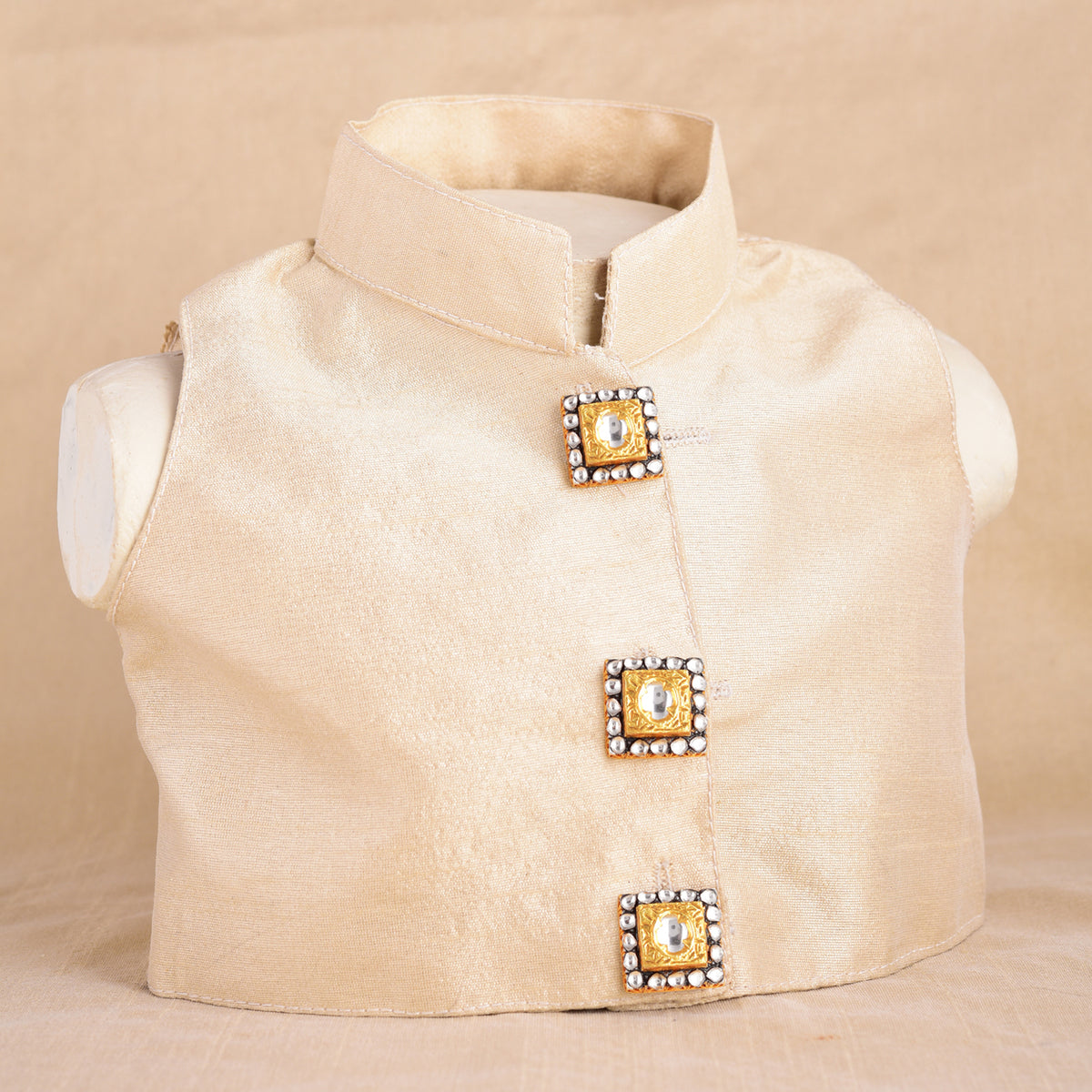 SQUARE POLKI BUTTON SET