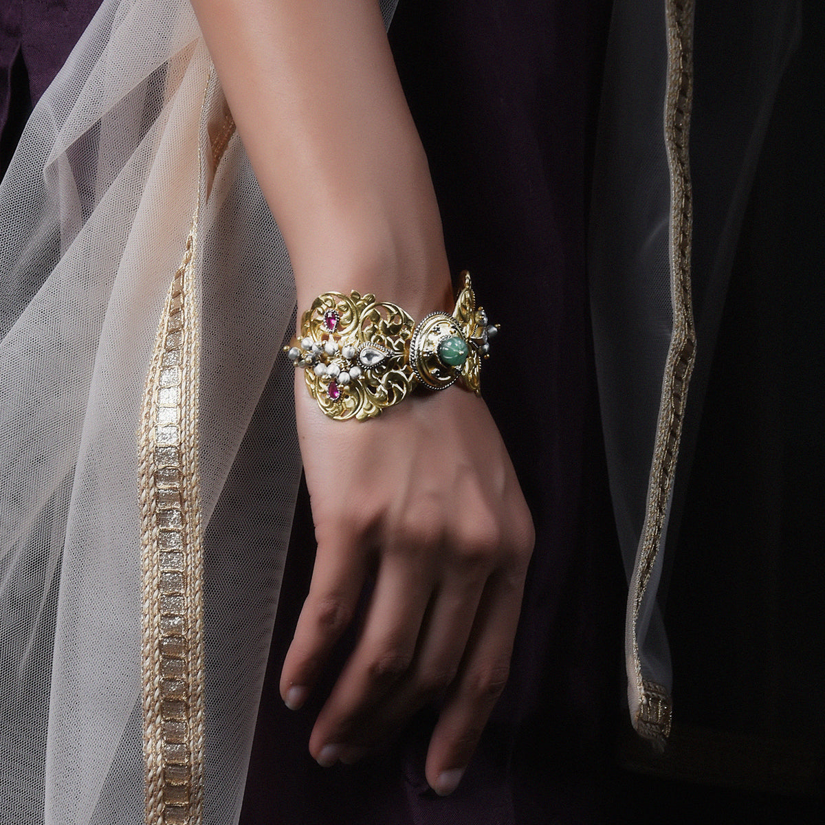 Filigree Petal Cuff